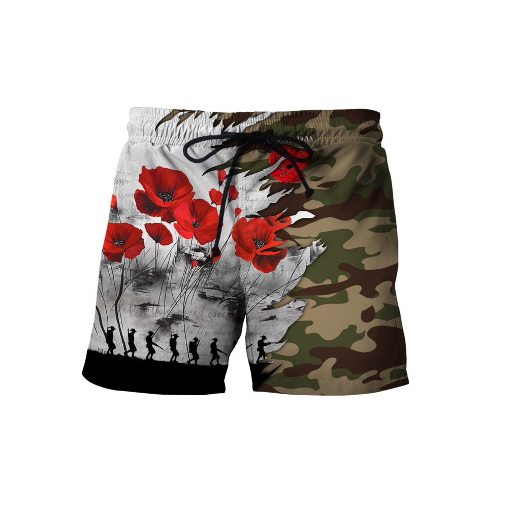 Premium Unisex Hoodie Poppy Flower Anzac Day ML