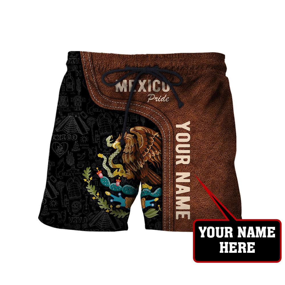 Personalized Name Mexico Pride 3D All Over Printed Unisex Hoodie