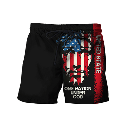 American One Nation Personalized Unisex Hoodie ML