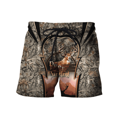 Deer Hunting Persionalized Name 3D All Over Printed Shirts