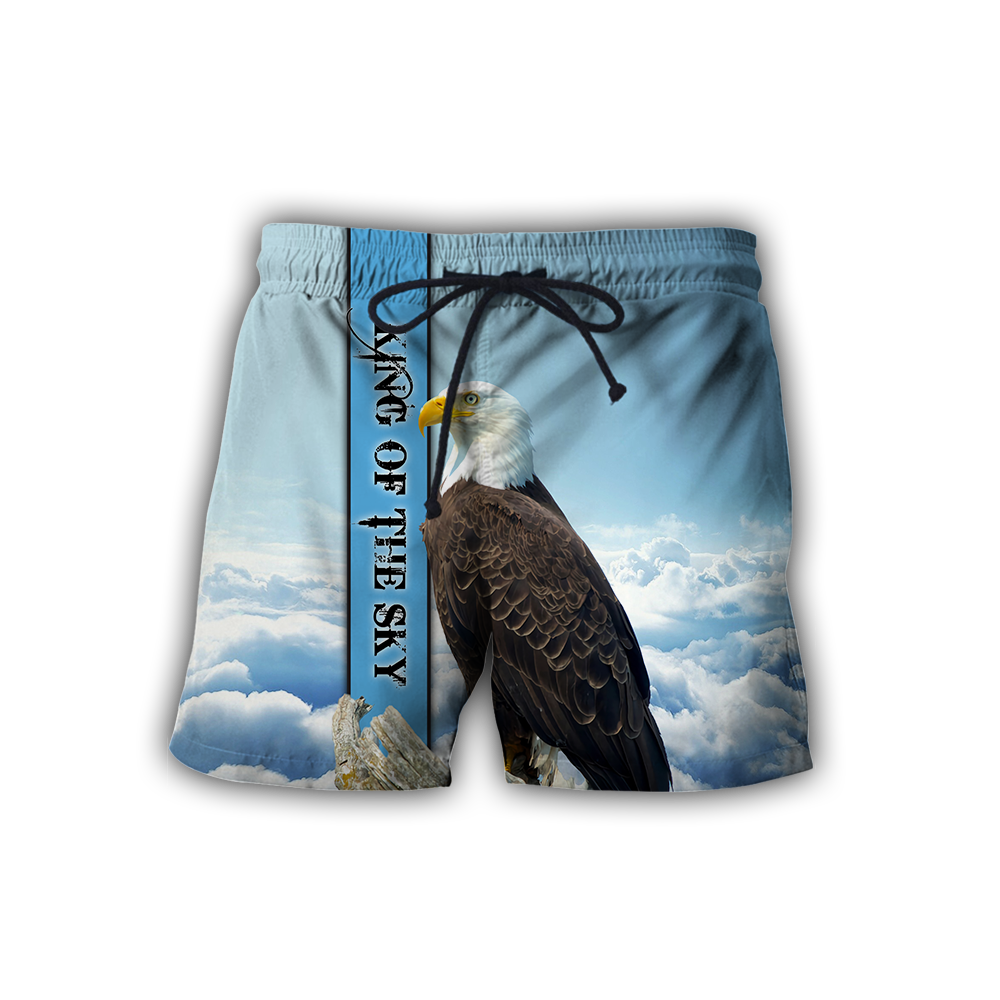 Customize Name Eagle 3D All Over Printed Shirts For Men and Women