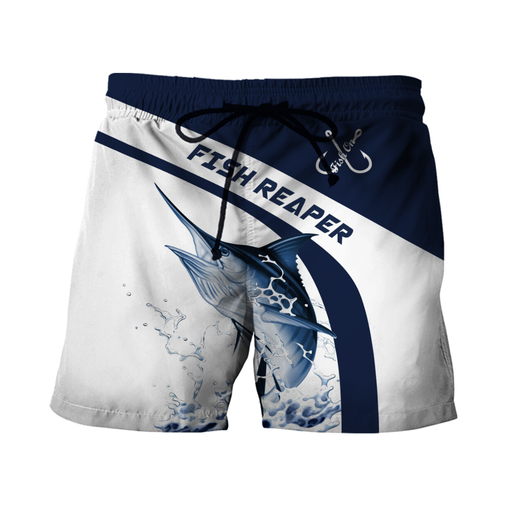 Custom name Marlin fishing design 3d print shirts