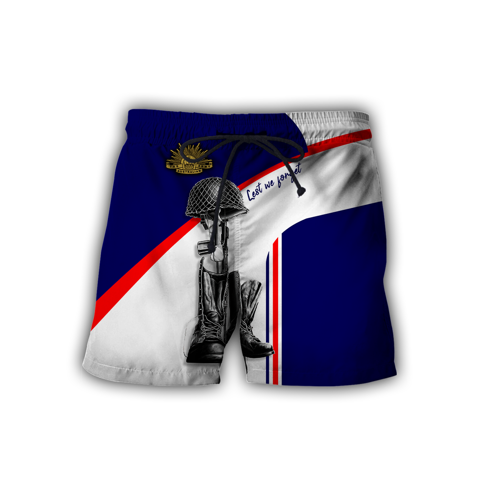 Lest We Forget Anzac Day 3D Printed Unisex Shirts TN