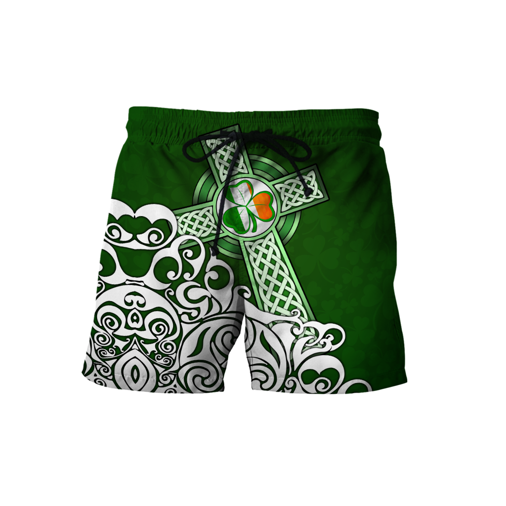 Premium Unisex Hoodie Irish St.Patrick Celtic Cross ML