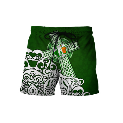 Premium Unisex Hoodie Irish St.Patrick Celtic Cross ML