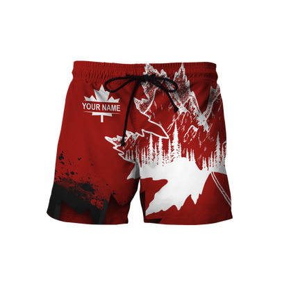 Canada Day No30 Personalized Name Pullover Premium Unisex Hoodie