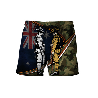 Tmarc Tee Remembrance Soldiers camo Australia and Kiwi 3D print shirts