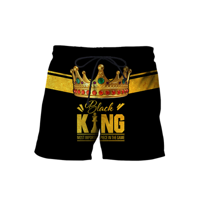 African Culture Custom Name Black King Unisex Hoodie ML