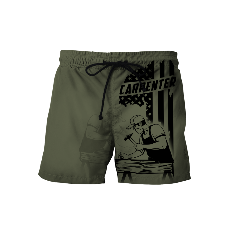 Personalized Name Carpenter 3D All Over Printed Unisex Shirts American Carpenter Ver 3