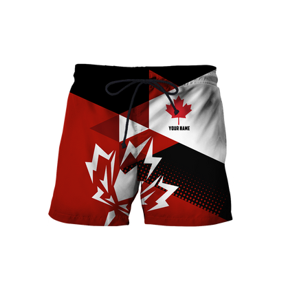 Canada Day No22 Personalized Maple Leaf Pullover Premium Unisex Hoodie