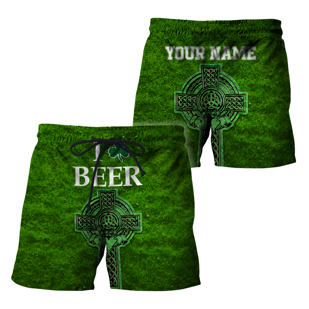 I Love Beer St.Patrick Day 3D Hoodie Shirt For Men And Women LAM