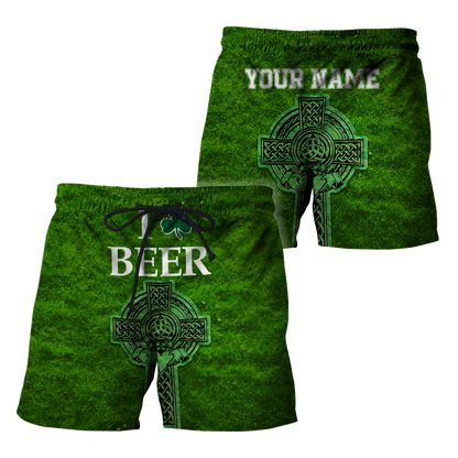 I Love Beer St.Patrick Day 3D Hoodie Shirt For Men And Women LAM