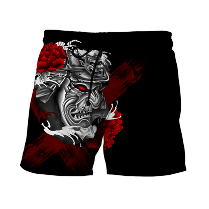 Premium 3D Printed Samurai Tatoo Shirts MEI