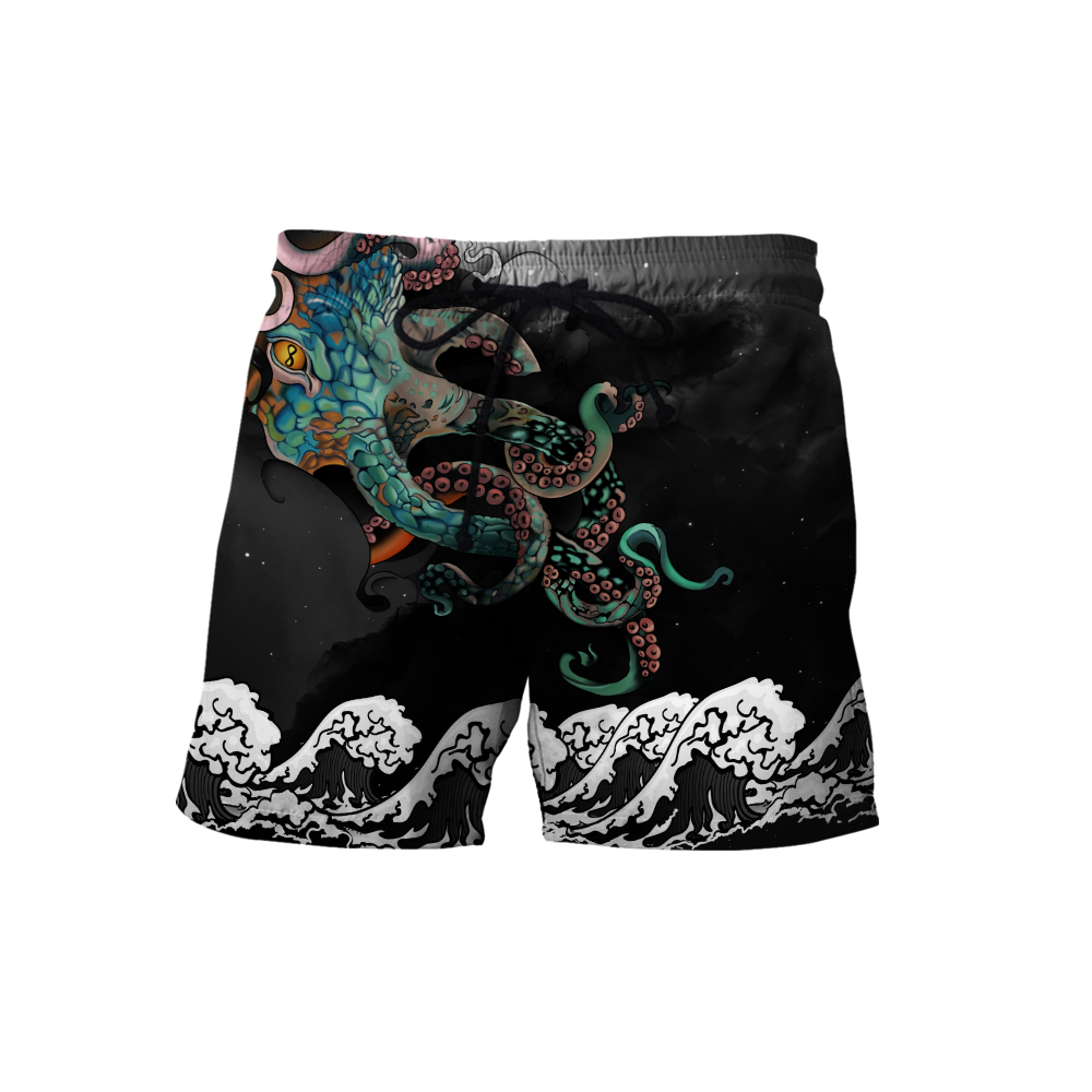 Premium Unisex Hoodie Japanese Octopus Irezumi Style ML