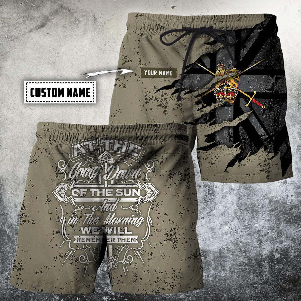 Custom name British Camo 3D Design Print Shirts