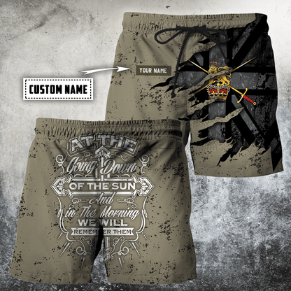 Custom name British Camo 3D Design Print Shirts