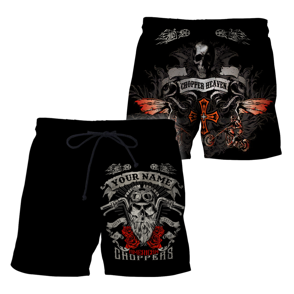 Customize Name Motorcycle Racing 3D All Over Printed Unisex Shirts American Chopper