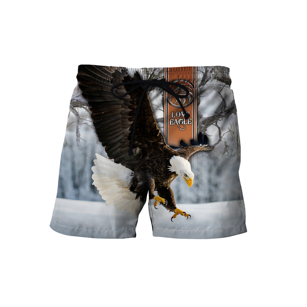 Customize Name Eagle 3D All Over Printed Shirts