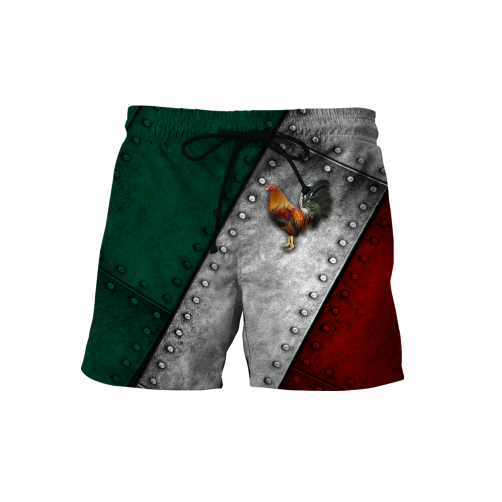 Mexico Rooster 3D All Over Printed Unisex Hoodie