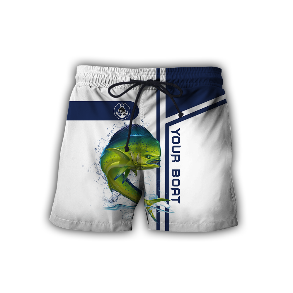 Custom name Mahimahi fishing team Catch and Release 3D Design print shirts