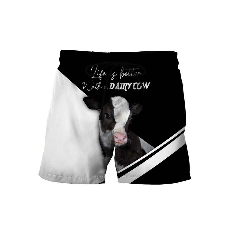 Love Dairy Cow - Happy Farm 3D Hoodie Shirt For Men And Women LAM