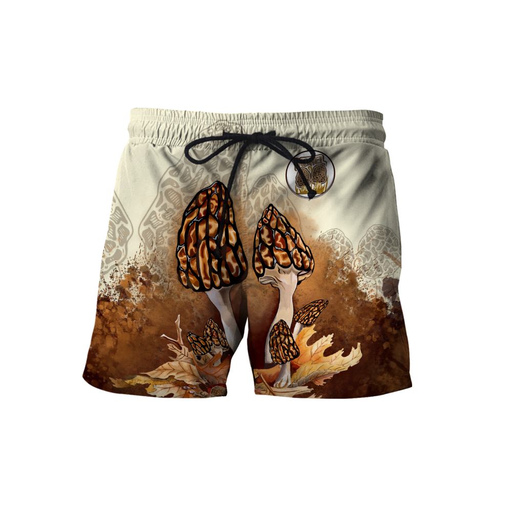 Morel mushrooms hunter 3d print shirts