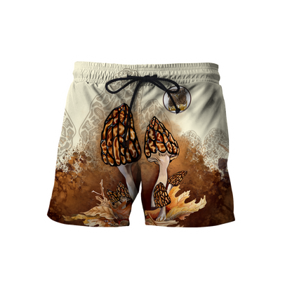 Morel mushrooms hunter 3d print shirts