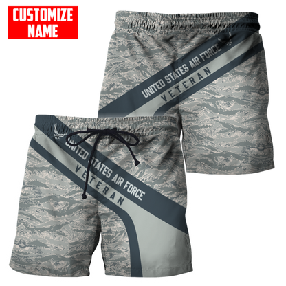 Premium Unique U.S Air Force Veteran Polo All Over Printed Personalized Shirt