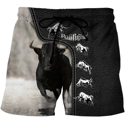 Bullfight Persionalized Your Name 3D All Over Printed Shirts