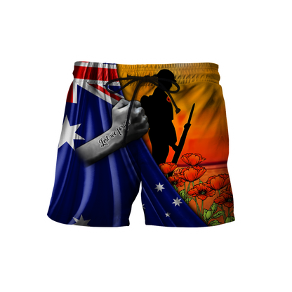 Tmarc Tee Lest we forget Custom name Australia Flag Old Soldier 3D printed shirt