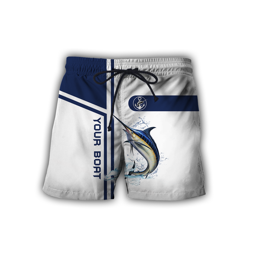 Custom name Marlin fishing line Catch and Release 3D Design print shirts