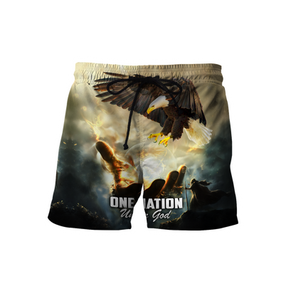 One Nation Under God  3D All Over Printed Unisex Shirts