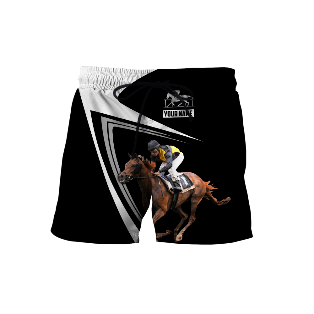 Personalized Name Horse Racing 3D All Over Printed Unisex Shirts