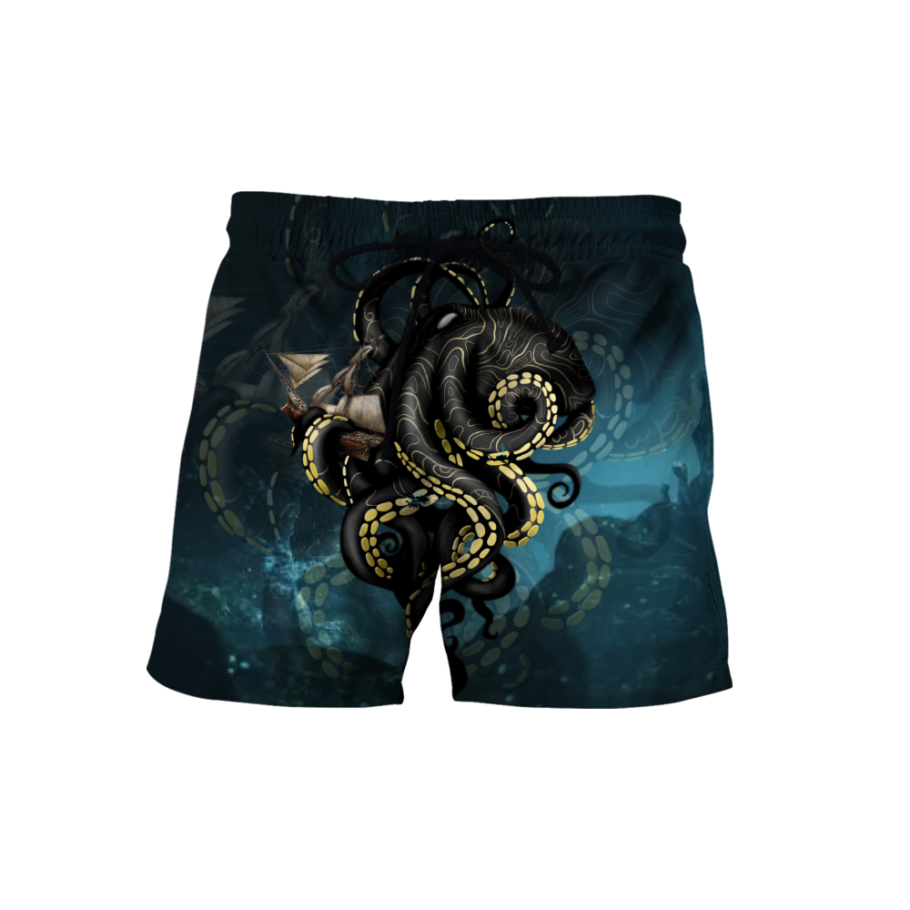 Premium Unisex Hoodie Kraken Octopus King of The Seven Seas IV ML