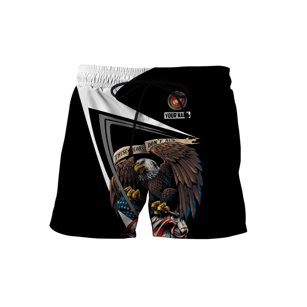 Custom name US Marine Corps Veteran 3D printed shirts Proud Military