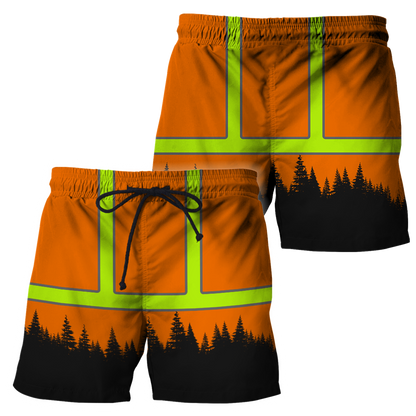 Premium Unisex All Over Printed Arborist Logger Lumberjack Shirts MEI