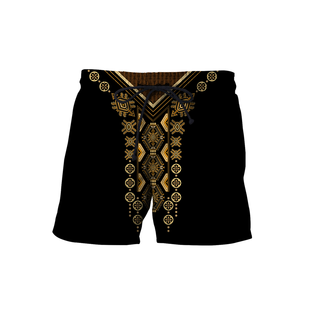 African Culture Dashiki Pattern Unisex Deluxe Hoodie ML