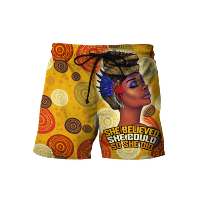 African She Believed Unisex Deluxe Hoodie ML