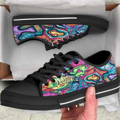Hippie Passion Low Top Shoes SU180313 - Amaze Style™-Shoes