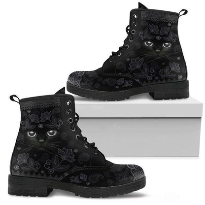 Cat Black Boots SU190353 - Amaze Style™-Shoes