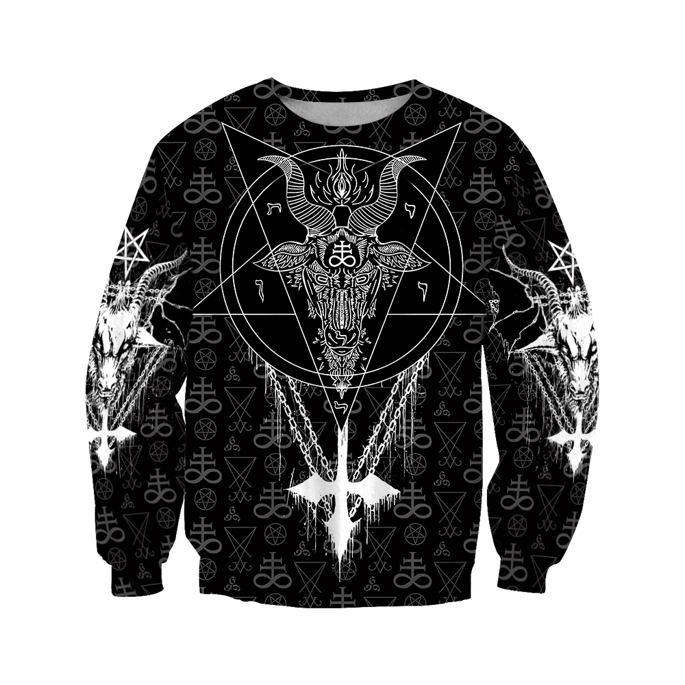 Satanic 3D All Over Printed Hoodie MP856CHV