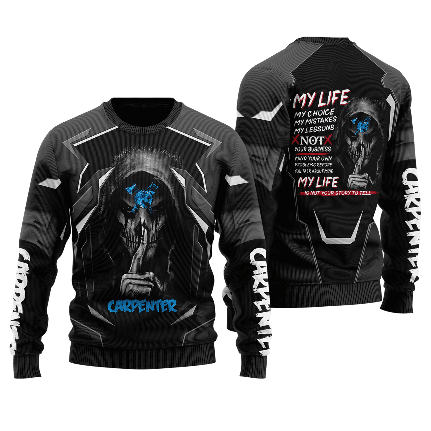Premium Carpenter 3D All Over Printed Unisex Shirts