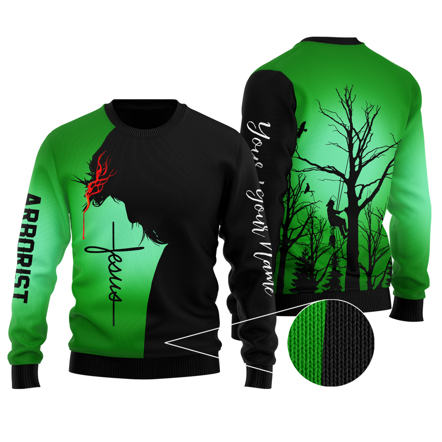 Premium Jesus Arborist Unisex 3D All Over Printed Shirts MEI