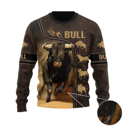 Bull 3D All Over Printed Shirts Pi08032102