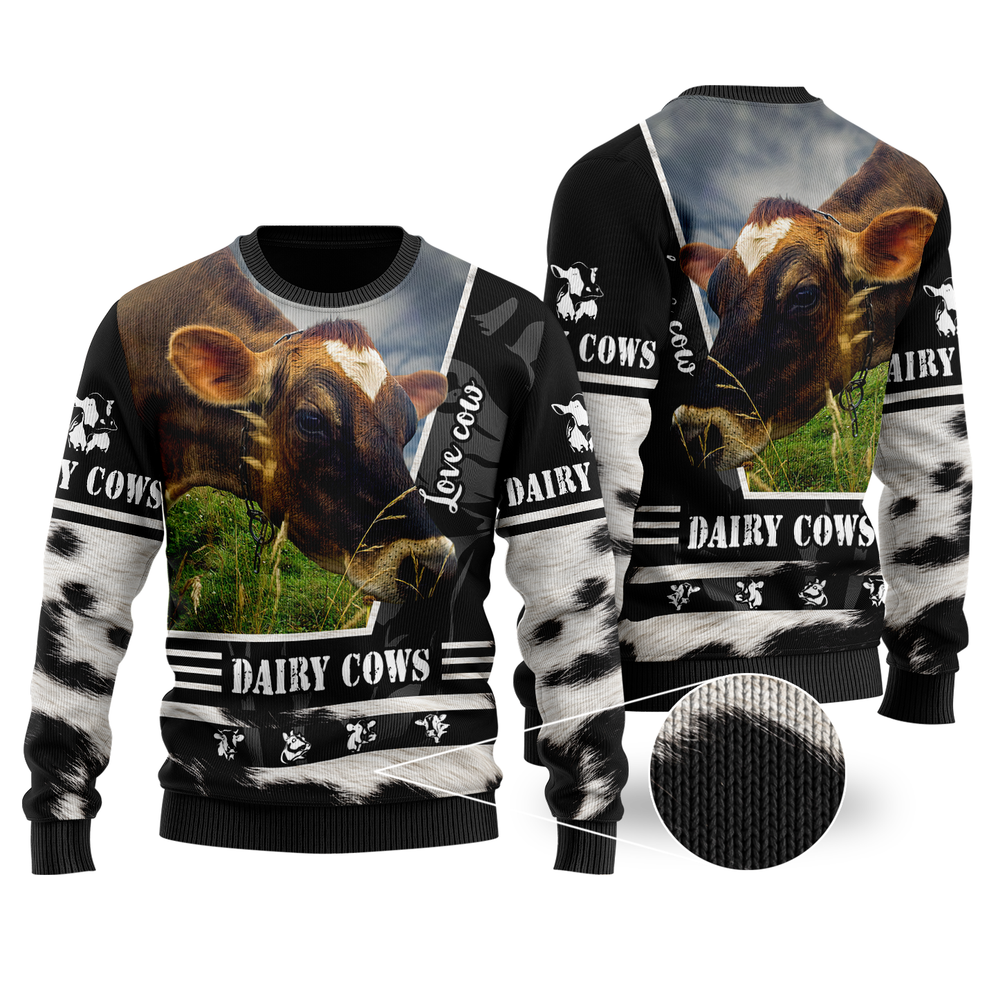 Dairy Cows 3D All Over Printed Unisex Shirts DD1412202