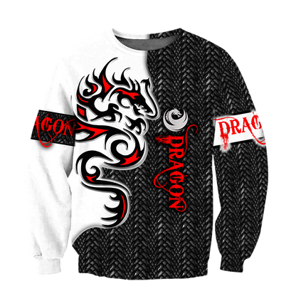 Premium Dragon Red Tatoo All Over Printed Shirts For Men And Women MEI