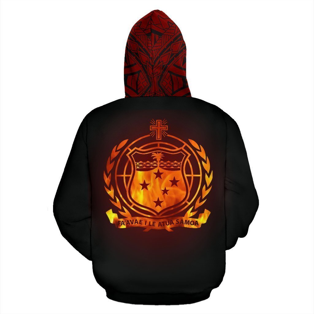 Samoa All Over Hoodie - Polynesian Fire Style HC2803 - Amaze Style™-Apparel