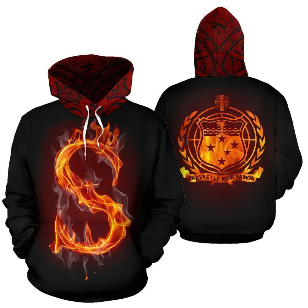 Samoa All Over Hoodie - Polynesian Fire Style HC2803 - Amaze Style™-Apparel