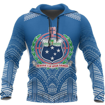 Samoa Polynesian Hoodie - Athletics Style - Amaze Style™-Apparel