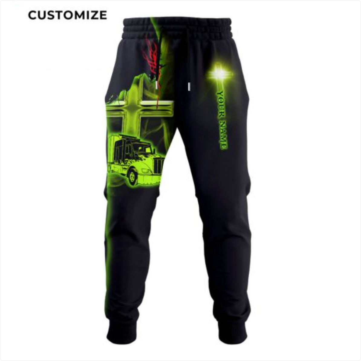 Premium Personalized Jesus Trucker Combo Hoodie And Sweatpants MEI